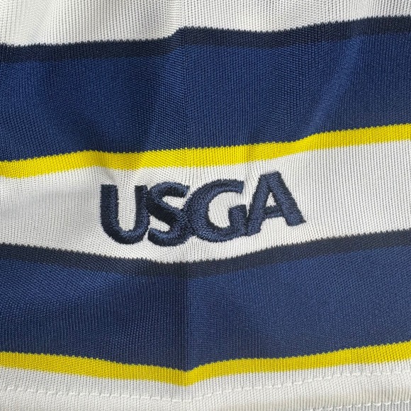 Polo‎ Ralph Lauren Polo Mens XL US Open 2020 Winged Foot Striped Golf Polo Shirt - Picture 9 of 14